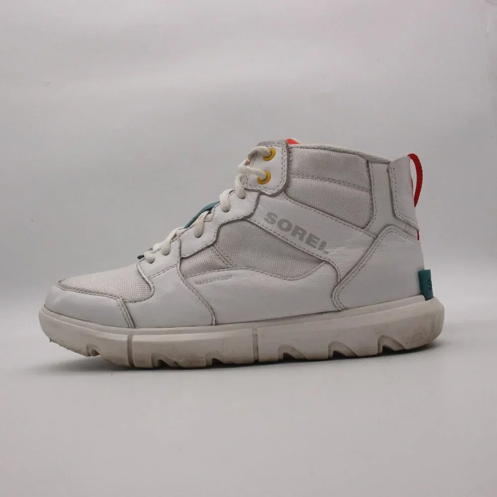 Sorel Explorer II Women's 9.5 Waterproof White Sneakers Mid Sneakers NL4884-100_4